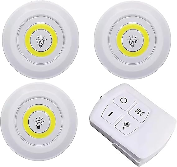 Luz Led 3 PCS Con Mando