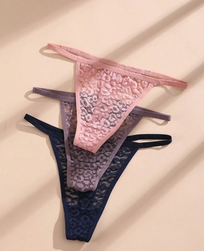 [SHEIN-TES] Tangas de Encajes sexy 