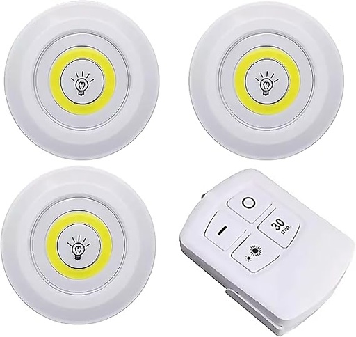 [640251] Luz Led 3 PCS Con Mando